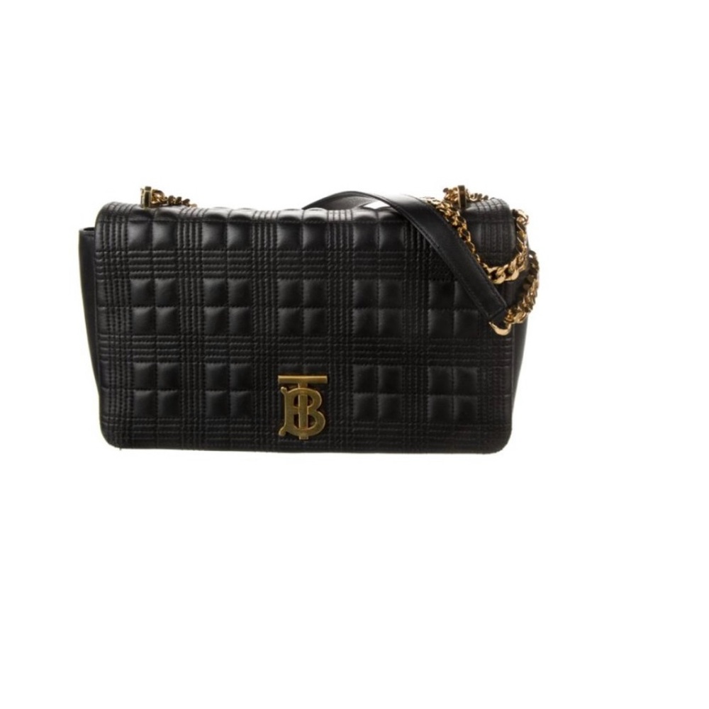 BURBERRY Lola TB Quilted Shoulder Bag US Medium perfect condition